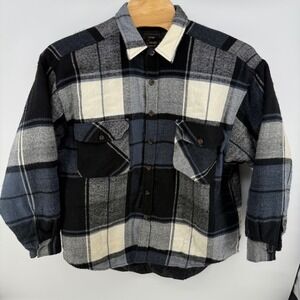 Cascade Men's‎ Flannel Shirt Jacket Plaid Lined Warm Winter Workwear XL